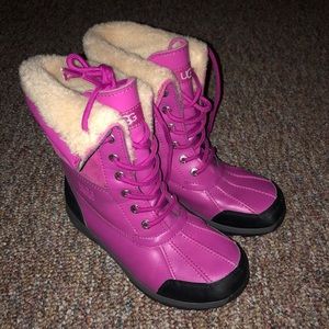Pink UGG snow boots